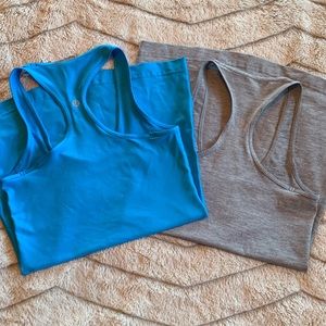 Lululemon set of two tanks excellent condition